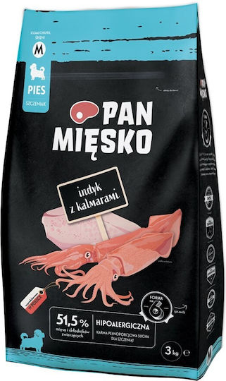 Pan Miesko 3kg Dry Food for Puppies with Turkey