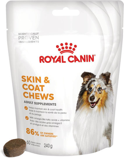 Royal Canin Skin & Coat Chews Oil Dietary Supplement for Dogs for Skin & Hair