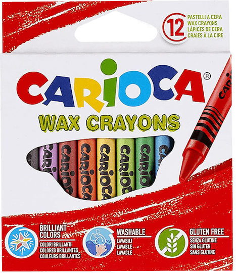 Восъчни пастели Carioca 12 цвята 12 броя