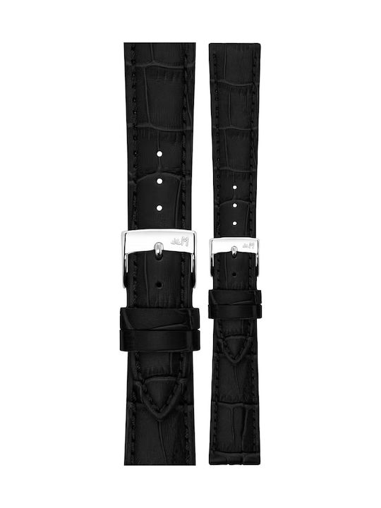 Morellato Bolle Leather Strap Black