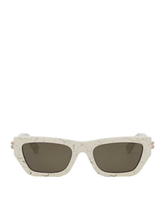 Bvlgari Sonnenbrillen Beige mit Kunststoff Gestell