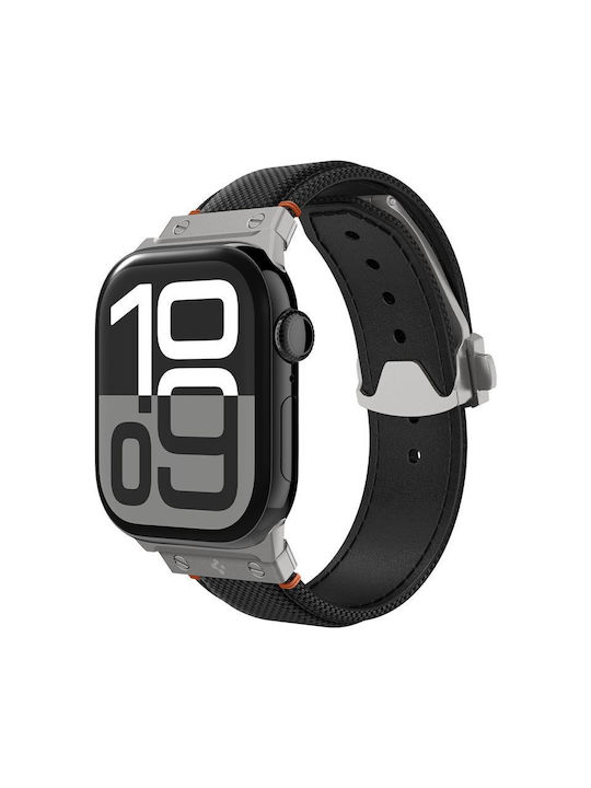 Spigen Classic Fit Strap Λουράκι Υφασμάτινο Μαύρο (Apple Watch 49mm, 46mm, 45mm, 44mm - Spigen)