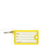 Keychain Tag Yellow 4.6cm