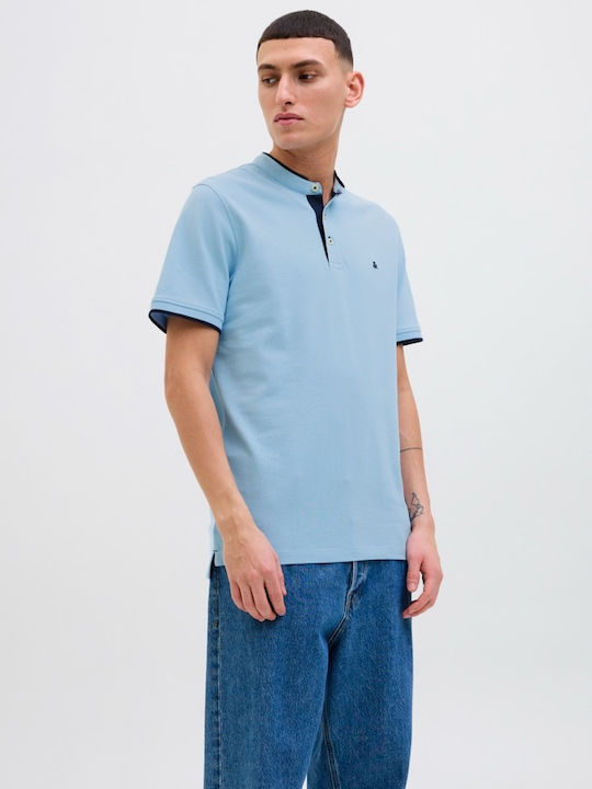Jack & Jones Bluză cu mânecă scurtă Light Blue
