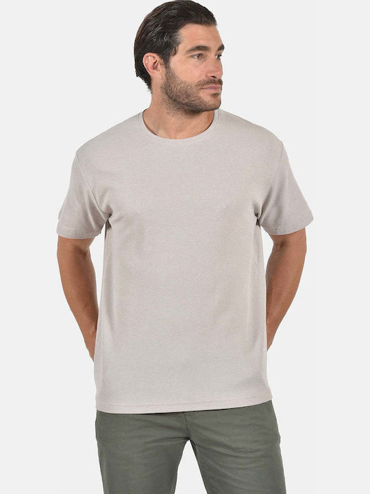 Everbest Kurzarmbluse Beige