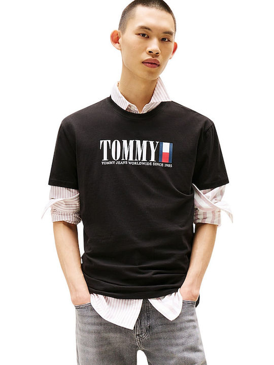 Tommy Hilfiger Flag T-shirt Black
