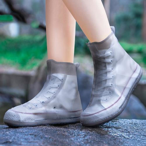 Condensed Waterproof Silicone Shoe Cover Wear-Resistant Size S 31-33 Brown