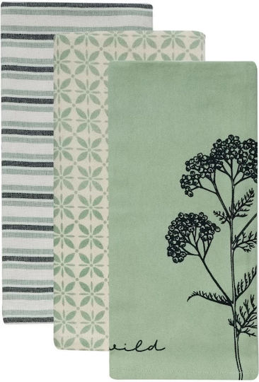 Kenko Towel in Green Color 40x60cm 3pcs Kenko Towel in Green Color 40x60cm 3pcs