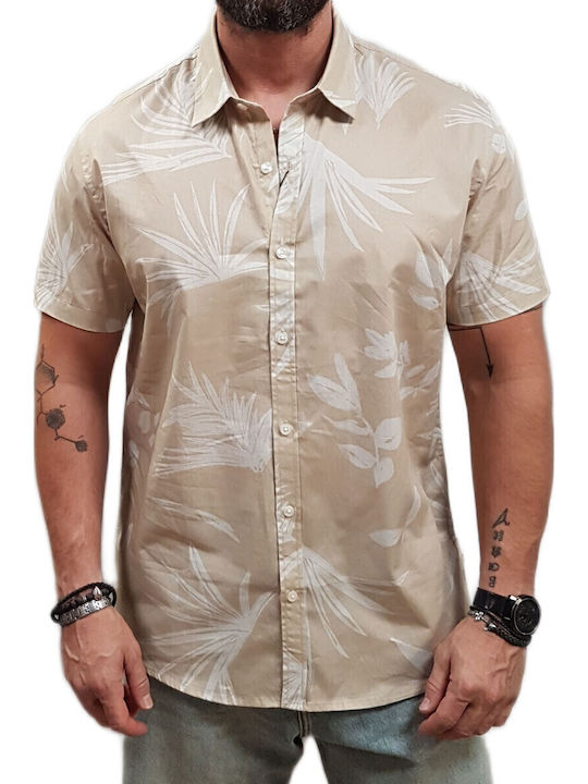 Rebase Short-sleeved Shirt Beige