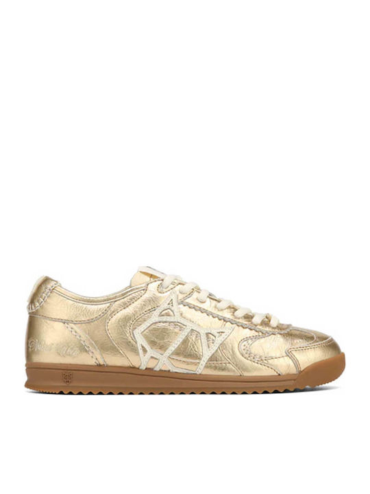 Naked Wolfe Sneakers Gold Metallic