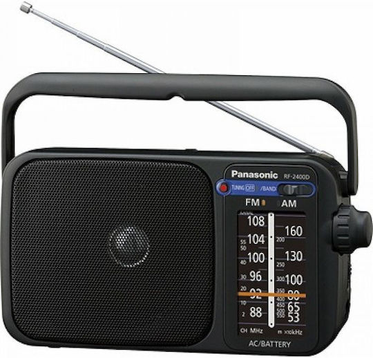 Panasonic RF-2400EG-K Φορητό Ραδιόφωνο Μαύρο