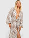Set Bikini Triunghi & Brazilia Animal Print White