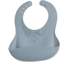 Gamberritos Kids Wasserdicht Lätzchen Silikon mit Taste & Tasche Blue/Grey Gamberritos Kids Wasserdicht Lätzchen Silikon mit Taste & Tasche Blue/Grey