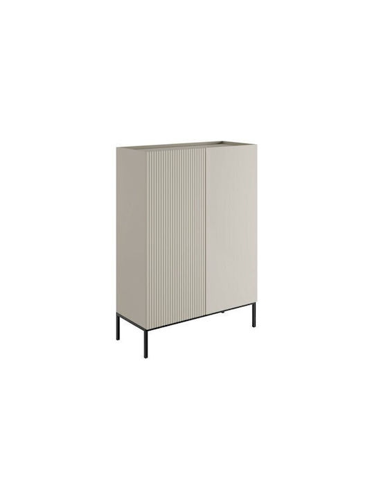 Cabinet de Birou din MDF & Metal Lunole 100 Κασμίρι 100x42x140cm