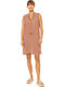 Pink Label Feminin Scurt Rochie de Plajă Multicolor