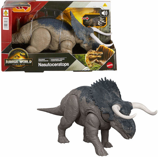Action-Figur Nasutoceratops Jurassische Welt Dinosaurier mit Sounds 30cm.
