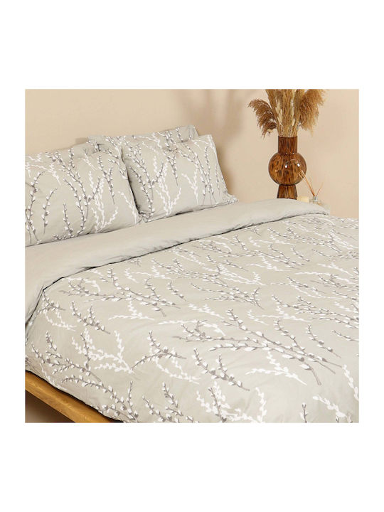 White Fabric Kyle Σετ Σεντόνια Μονά 165x270εκ. ...