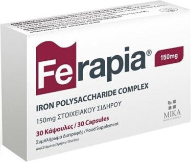 Mika Nutri Pharma Ferapia Iron Polisacharide Complex 150мг 30 капси