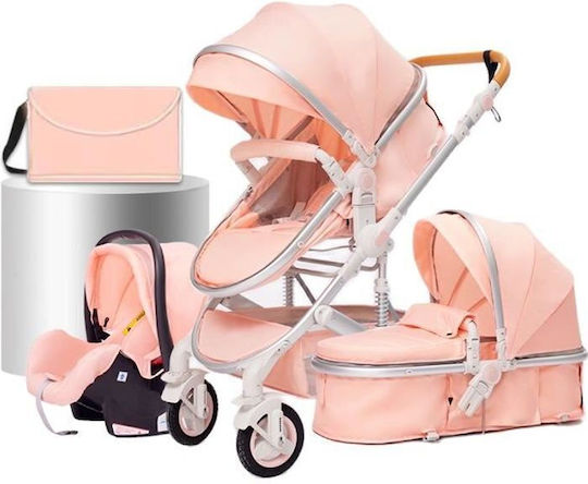 Adjustable in Baby Stroller Suitable for Newborn Pink