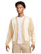 Club Fairway Stripe Sweater Men's Cardigan Beige