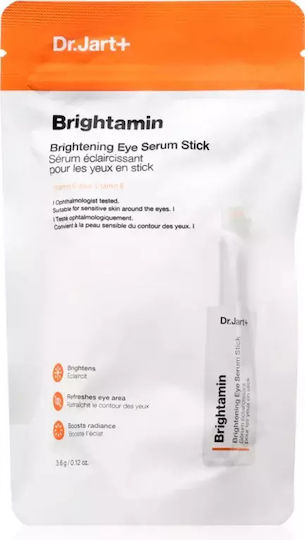 Dr. Jart+ Brightamin Stick Soothing & Anti-aging Serum Eyes with Vitamin C & Vitamin E for Dark Circles & Radiance