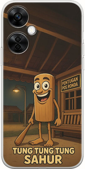 Brainrot Tung Tung Tung Sahur Oneplus Nord Ce 3 Lite 5g Flexible TPU Transparent Silicone