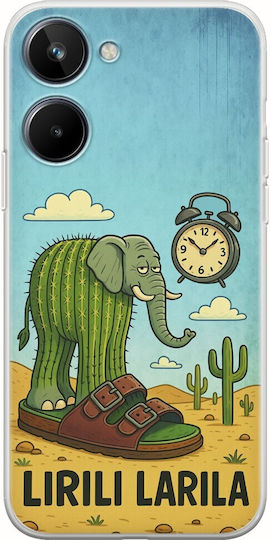 Brainrot Lirili Larila Realme 10 4g Flexible Tpu Διάφανη Σιλικόνη
