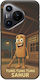 Brainrot Tung Tung Tung Sahur Huawei Pure 70 Black TPU Black Silicone