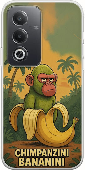 Brainrot Chimpanzini Bananini Oppo A80 5g Flexible Tpu Διάφανη Σιλικόνη