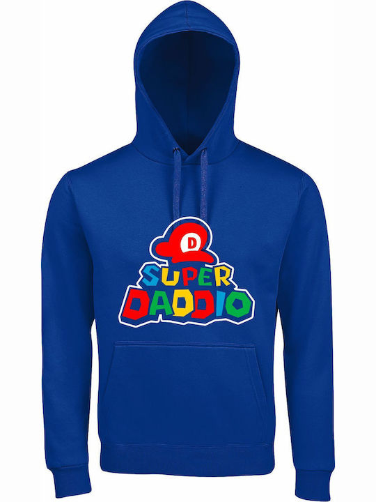 kirikoko Super Daddio, Super Mario Dad Φούτερ με Κουκούλα Super Mario kirikoko Super Daddio, Super Mario Dad Φούτερ με Κουκούλα Super Mario