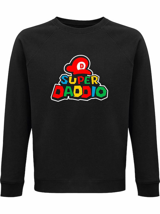 Sweatshirt Unisex Organic " Super Daddio Super ...