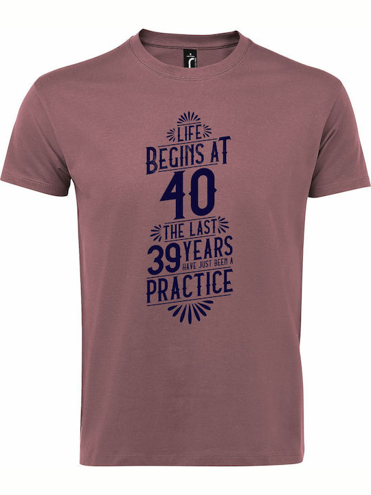 T-shirt Unisex " Life Begins At 40 Years Old " ...