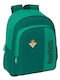 Schultasche Real Betis Balompié Aquamarin 28 x 34 x 10 cm