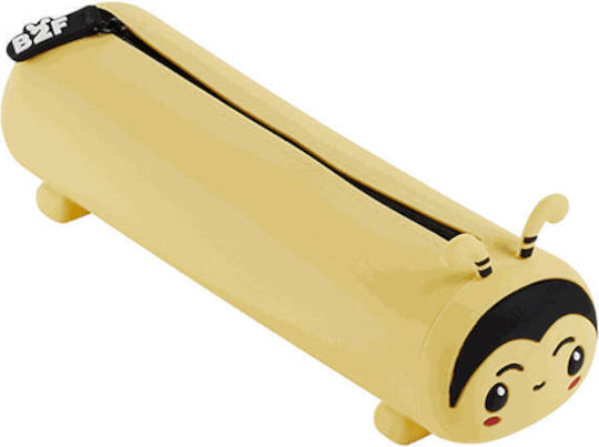 Miquelrius Case Pencil Case Silicone Barrel Yellow