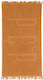 PCP Strandtuch Baumwolle Orange mit Fransen 180x100cm.