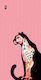 Feel & Touch Beach Towel Pink 80x160cm.