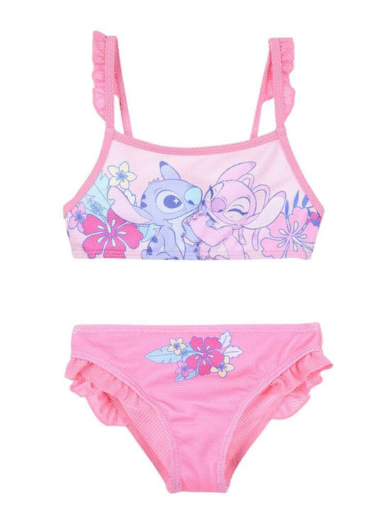 Disney Lilo Stitch Детски Бански Бикини Розов