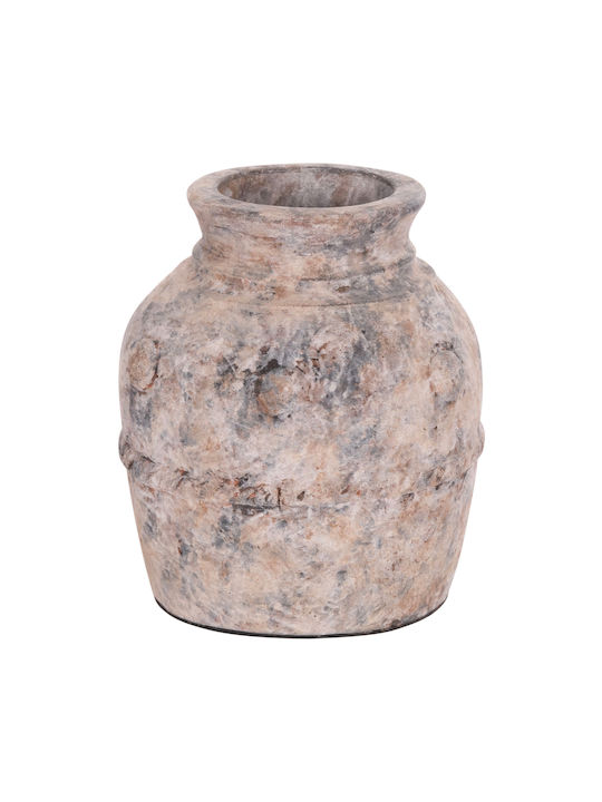 HomeMarkt Decorative Vase Vermo Gray 17x17x19cm