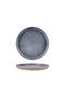 Ready Plate Shallow made of Porcelain Light Blue with Diameter 26.5cm 6pcs
