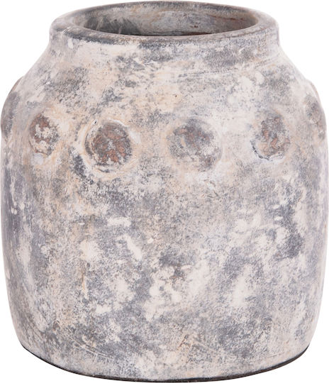 Freebox Decorative Vase Ceramic Grey 20x19cm