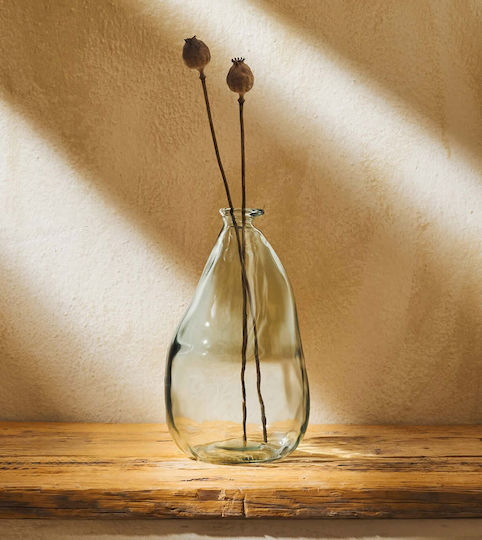 Gofis Home Βάζο Γυάλινο Διάφανο Y37cm Gofis Home Βάζο Γυάλινο Διάφανο Y37cm