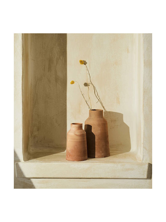 Gofis Home Decorative Vase Orange 9x13x16cm
