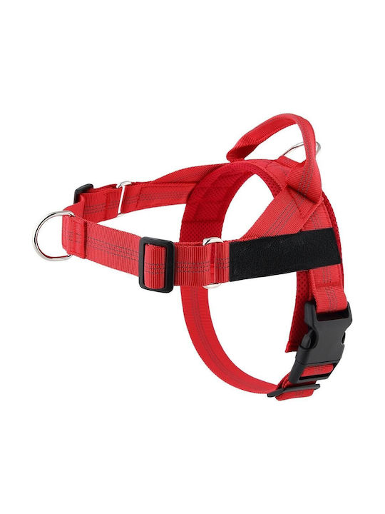 Dog Harness Reflective Silk Size Xl Red Oem