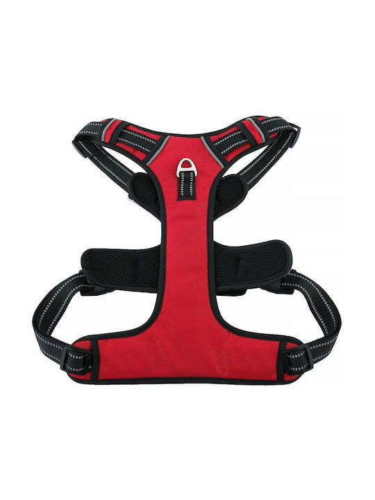 Dog Harness Oxford A Size S Red Black Oem