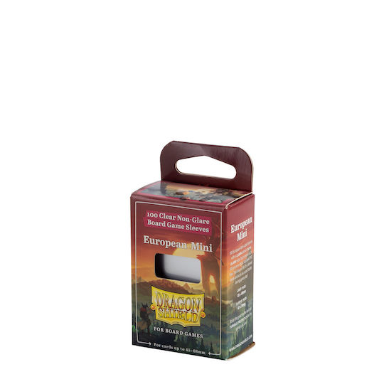 Dragon Shield Clear/non-glare Card Sleeves Mini European Size 70τμχ Διάφανες