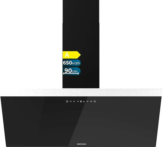 Bolero Flux DT 90650 Chimney Vent Hood 90cm Black