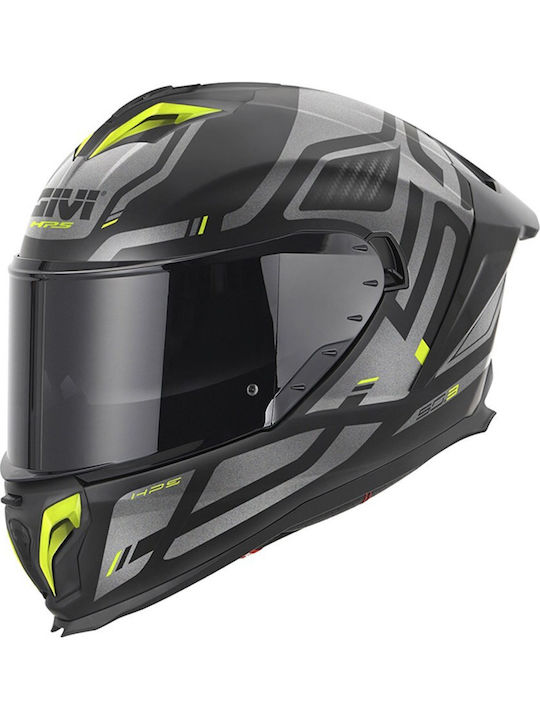Givi H50.3 Quasar Black/Titan/Yellow Κράνος Μηχ...