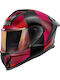 Givi H50.3 Vision Black/Bordeaux/Red Κράνος Μηχανής Full Face ECE 22.06 1500gr με Pinlock και Sunvisor