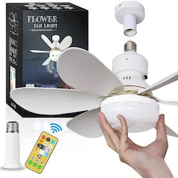 Rixme 52cm With Light White KLN-310526