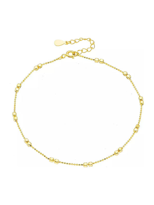 Oxzen Vergoldete Fußarmband aus Silber